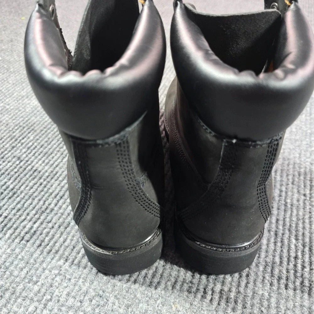 Timberland Boots Mens‎ Size 10.5M Black Leather Combat Lace Up Work Boot 10661